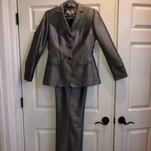 Grey Calvin Klein Suit Size 6